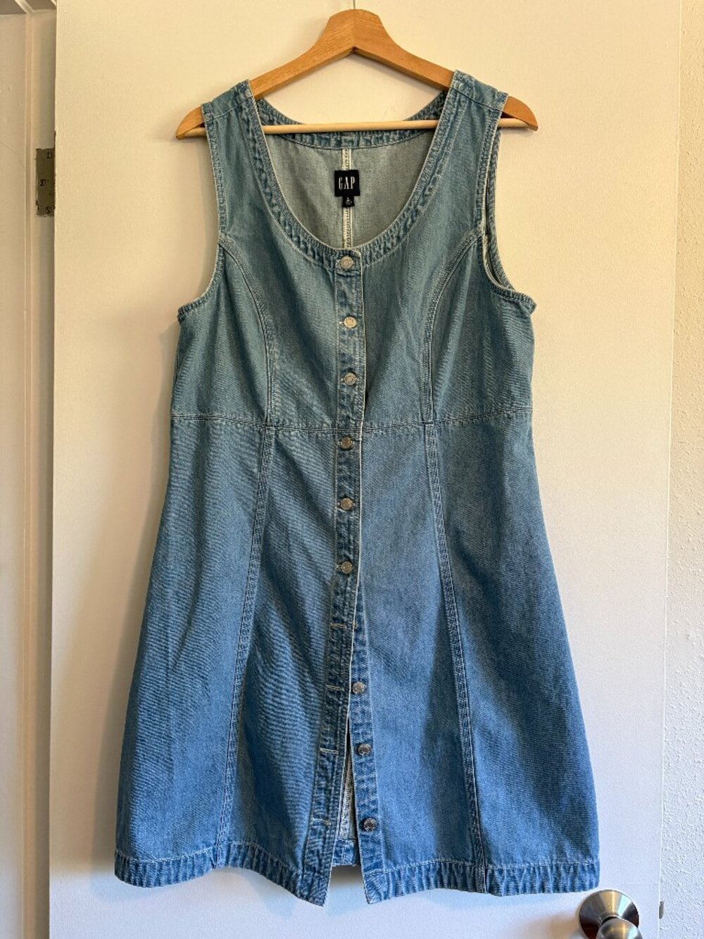 Denim, sleeveless GAP dress